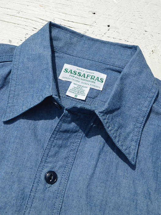 Botanical Scout Apron Shirt 1/2　(Chambray)