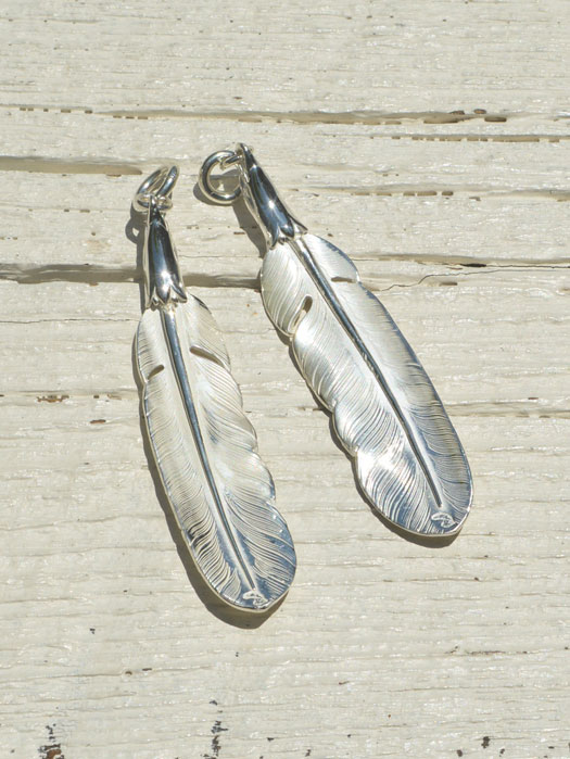 EFNL-0040　EAGLE HEAD FEATHER PENDANT No. 40