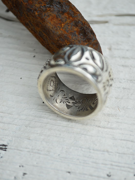 【30% OFF】　【Ray Adakai】　Double Stamp Ring　(M)