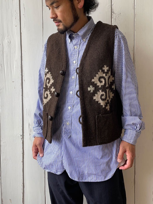 【OAXACA】　RUG VEST “CARACOL”