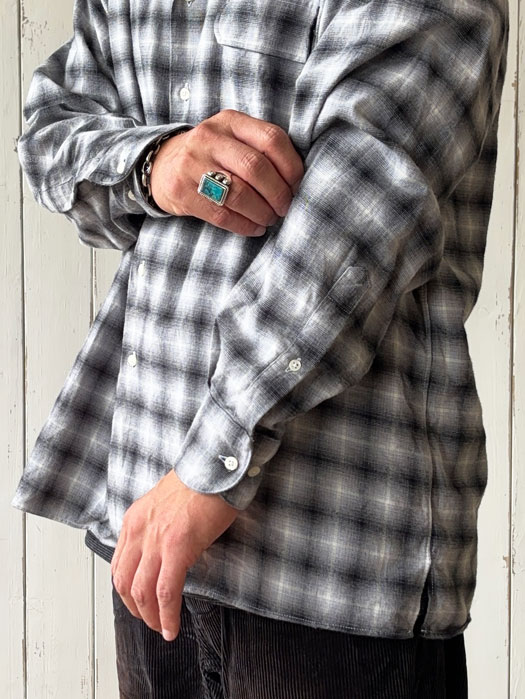 CAMP COLLAR SHIRT (FLANNEL PLAID) “NR別注”