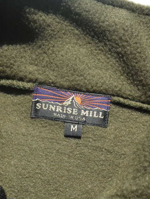 【SUNRISE MILL】 CREAK (Full Zip Fleece)