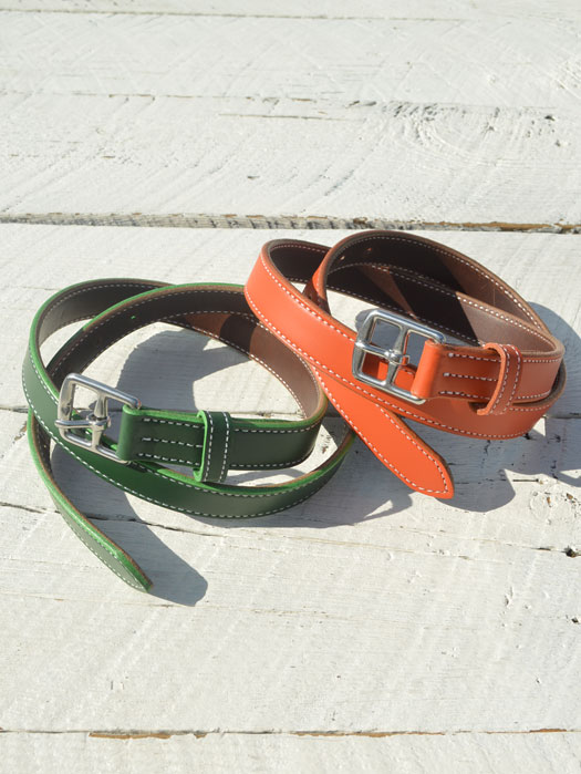 【TORY LEATHER】 STIRRUP LEATHER BUCKLE　BELT　