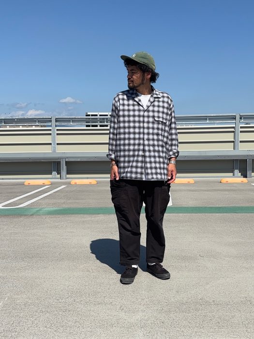 CAMP COLLAR SHIRT (FLANNEL PLAID) “NR別注”