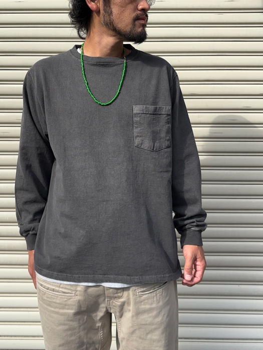 L/S POCKET TEE (PIGMENT)