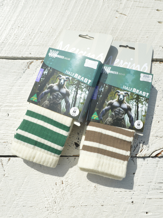 【WILDERNESS WEAR】 Half Beast Line Socks