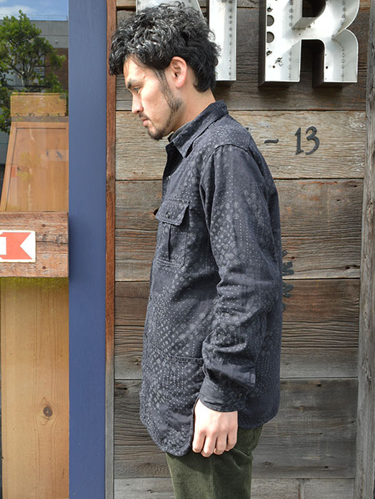 Botanical Scout Apron Shirt (Cotton Jacquard)