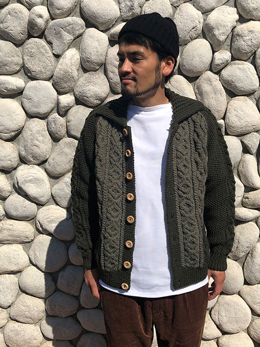 NR別注 3A Cardigan (2Tone) (Size 38.40.42.44)