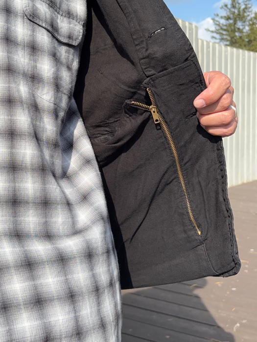 【Behind The River】 B.B.V Hunting Jacket (Black Dye) “L-XL”