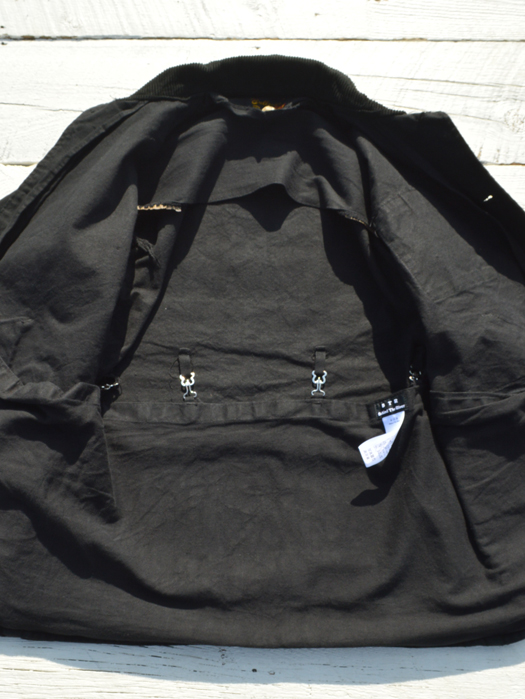 【Behind The River】 B.B.V Hunting Jacket (Black Dye) “L-XL”