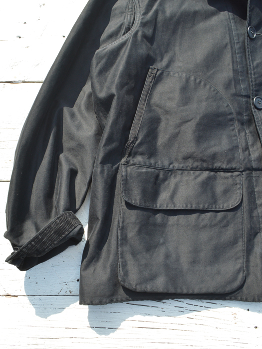 【Behind The River】 B.B.V Hunting Jacket (Black Dye) “L-XL”