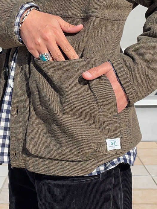 Digs Crew Carde Jacket (Tweedy Cotton)