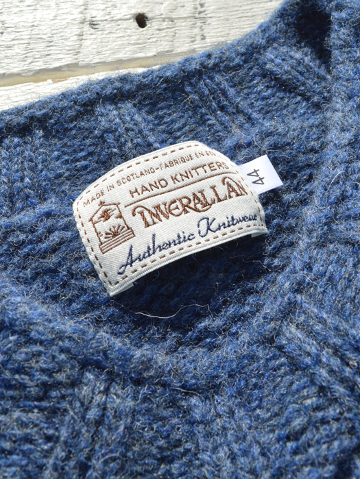 Crew Neck Saddle Shetland (Heavy Weight)