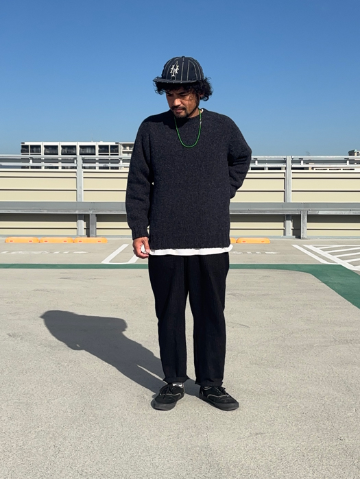  Crew Neck Saddle Shetland (Heavy Weight)