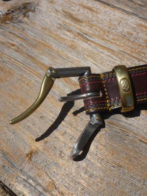 【Martin F.for Needles】　Quick Release Belt　(Bridle/Wide)